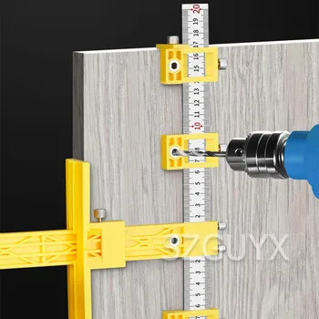 Namų ūkio medienos apdirbimo įrankiai, gręžimo pelėsių baldų montavimo įrankiai rankena locator kabineto durų skylių pagalba