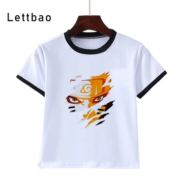 Naruto Juokinga, Print T-shirt Harajuku Vasaros trumpomis Rankovėmis Estetinės Drabužius korėjos Streetwear 