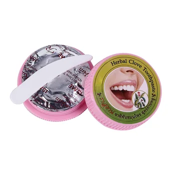 Natūralių Žolelių Skiltelė Tailandas Dantų Pasta Dantų Balinimas Dantų Pasta Pašalinti Dėmių Antibakterinis Alerginės Dantų Pasta