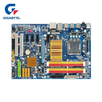 Naudoti Gigabyt GA-EP43-US3L Originalus Plokštė LGA 775 DDR2 Stalinis Kompiuteris Mainboard 16GB EP43-US3L EP43 US3L Lentos P43 Panaudota