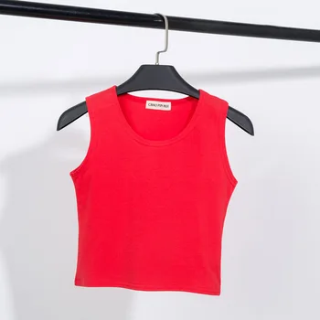 Nauja Juoda Apvali Kaklo, Rankovių Harajuku moteriški marškinėliai Vest Medvilne, Viršuje Moterų Marškinėliai Mergaitėms Lady Tee Viršūnes Streetwear 2020 m.