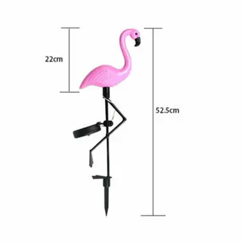 Nauja Saulės Energijos Pink Flamingo Ant Vejos Ir Sodo Dekoro Kuolo Kraštovaizdžio Lempos Lauko Šviesos Namų Puošybai
