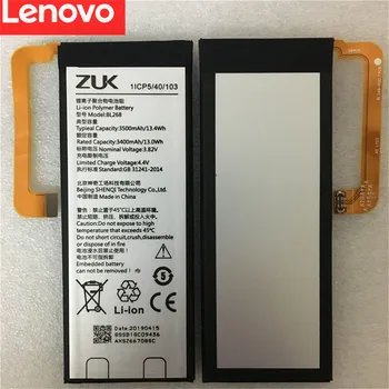 Nauja originali Baterija BL268 Lenovo ZUK Z2 3500mAh Mobiliojo Telefono pakeitimo Aukštos Kokybės Baterija + įrankiai, Dovanos +Nemokamas Lipdukai