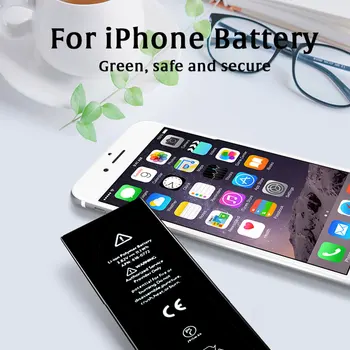 Naujas AAA Klasės Telefono bateriją, Skirta iPhone 5S 6 6S 6P 6SP 7 8 Plus X XS XR XS Max Pakeitimo integruota ličio baterija