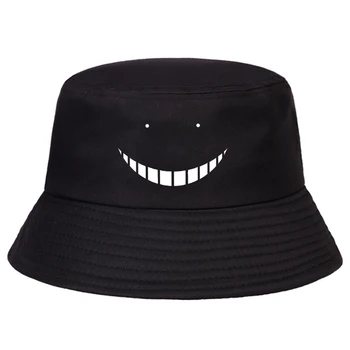 Naujas Anime Nužudymo šypsena žvejys skrybėlę vyrai moterys street laukinių skydelis vasaros lauko bucka skrybėlės hip-hop panamos skrybėlės Kibiras