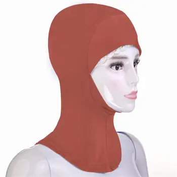 Naujas Arabų Musulmonų Minkštas Hijab Skrybėlę Vidinis Dangtelis Pagal Šalikas Kaulų Variklio Dangčio Ninja Soild Skarelė Visą Galvos Dangtelis, Galvos Apdangalai, Islamo Malda