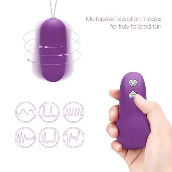 Naujas Belaidis Nuotolinio Valdymo Vibratorius, Šokinėja Kiaušinių Kulka Multi-Greičio Klitorio Massager Sekso Žaislas, lytinių organų, krūtinės G-taško stimuliacija