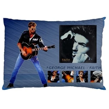 Naujas George Michael Pagalvės Atvejais Apima George Michael Tikėjimo Užvalkalas Pop Dainininkė Pagalvė Padengti Atveju Patalynės Pillowcover Dovanos