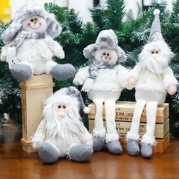 Naujas Kalėdų Lėlės Sėdi/ilgakojis Santa Claus Gnome Pliušinis Lėlės Kalėdų Dekoro Namų Vaikams Kalėdų Dovana, Ornamentas 2021 Noel