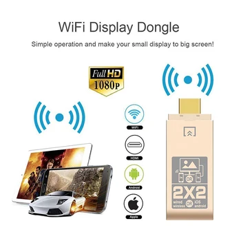 Naujas WiFi Ekranas Dongle Mobilųjį Telefoną Prijungti prie TV Projektorius populiariausi Pasiūlymai Belaidžio Keturi Viename 