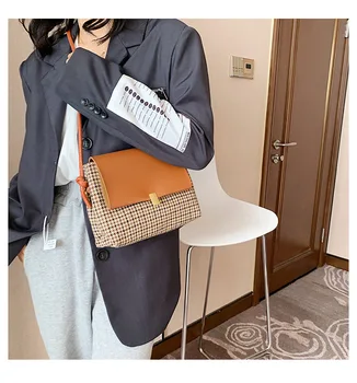 Naujas mažas maišelis moterų 2021 m. rudens/žiemos naujos tendencijos mados universalus instagram crossbody maišelį interneto įžymybė mažas kvadratas šviesą krepšys