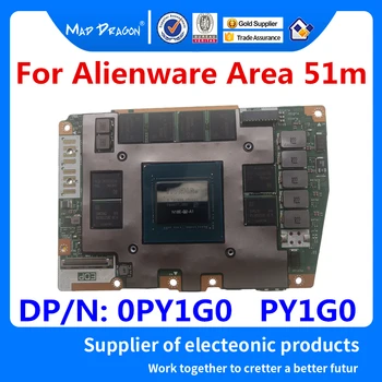 Naujas originalus Grafika Kortelės Dell Alienware Area 51m NVIDIA RTX 2070 8GB vaizdo plokštė N18E-G2-A1 LS-G88BP 0PY1G0 PY1G0