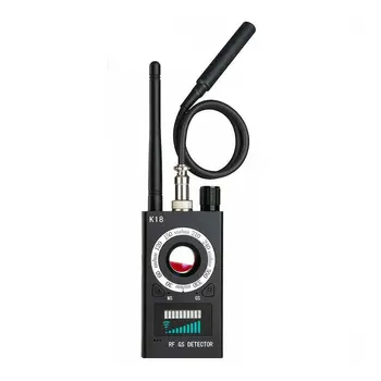 Naujo Dizaino Multi-funkcija Anti-spy RF Signalų Detektorius Kamera K18 GSM Garso Klaidą Finder GPS Nuskaitymo Tracker Aptikti Belaidę Produktus
