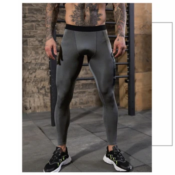 Naujo Dizaino vyriški Paslėpti Kišenėje Kelnes Fitneso Kelnės Tight Sporto Pants Plus Size Vyrų Šiluminės Kelnės