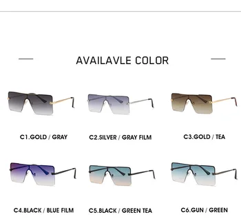 Naujos mados taškus akiniai nuo saulės ponios vientisas mados kvadrato rėmo prabangos prekės UV400 akiniai nuo saulės Oculos De Sol