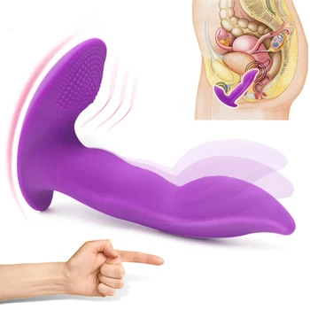 Nematomas Makšties masažas Vibratorius G Spot-Klitorio Stimuliatorius Nešiojami Dildo Silikono Sekso Žaislai Moters Moterų Masturbacija