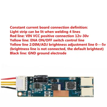 Nemokamas Pristatymas. Straipsnio 15 iki 24 colių universalus LCD LED žibintai pakeisti LCD LED upgrade kit Reguliuojamas ryškumas 540 mm