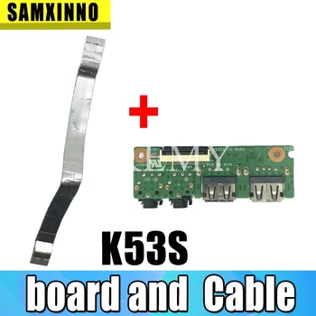Nemokamas pristatymas Asus K53 K53SV A53S X53S K53S K53SD P53S P53Sj K53E X53E A53E USB AUDIO JACK Audio valdybos USB valdyba