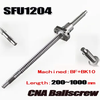 Nemokamas pristatymas SFU1204 valcavimo kamuolys varžtą C7 su 1204 jungė vieną kamuolys veržle, skirtas BK/BF10 pabaigos naudojami CNC dalys RM1204