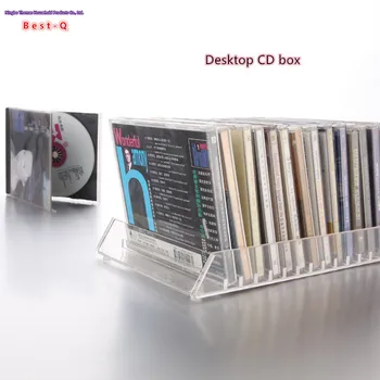 Nemokamas pristatymas mados minimalistinio stiliaus akrilas skaidrus kristalas prasme Doug CD desktop lange CD stovo