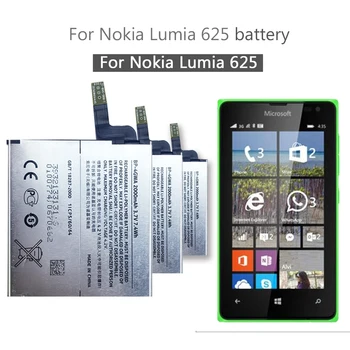 Nemokamas Įrankis naujų 2000mAh BP-4GWA Li thium Polimero Baterijos Nokia Lumia 625 Max Lumia625H Lumia 720 720t RM-885 Aistrą Baterijos
