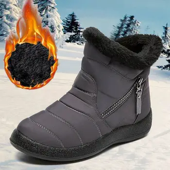 Neperšlampami žieminiai batai moterims, batai 2021 naują atvykimo šiltas pliušinis viduje moterų atsitiktinis batų moteris įkrovos sniego batai Botas