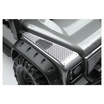 Nerūdijančio Plieno Dangtis Slydimo Plokštė Nustatyti Traxxas TRX4 Land Rover Defender W016 RC Modelio Automobilių Dalys Atnaujinti