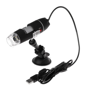 Nešiojamas Skaitmeninis USB Mikroskopo vaizdo Kamera 1000X 8 LED Šviesos Nešiojamą Siurbimo Priemonė