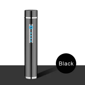 Nešiojamų Cilindro formos Dvigubo Kampo Lengvesni USB Įkrovimo Lengvesni Kūrybinė Asmenybė Mini Vėjo Metalo Cigarečių žiebtuvėliai