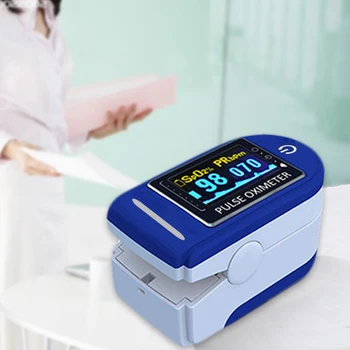 Nešiojamų piršto pulse oximeter stebėti kraujo deguonies širdies ritmo soties matuoklis medicinos namų oximeter monitorius LED Pulsoximeter