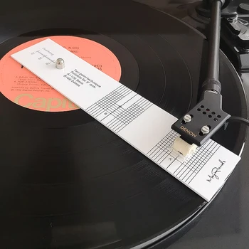 Nuskaitymo Kalibravimo Atstumo Matuoklis Matlankis Įrašo LP Vinyl Turntable Fonografo Phono Kasetė Stylus Derinimas