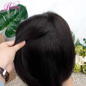 Nėriniai Dalis Priekiniai Žmogaus Plaukų Perukai Už Juodaodžių Moterų Pixie Sumažinti Tiesiai Peruką Prieš Nupeštos Natūralių Spalvų Brazilijos Remy Plaukų Perukas
