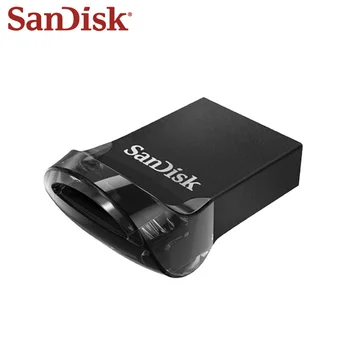 Originalios SanDisk Ultra Fit USB 3.1 Flash Drive 16GB 32GB 64GB Memory Stick 128GB 256 GB Flash Diską, USB Pen Drive 130 MB/s, U Disko