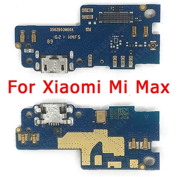 Originalus Apmokestinimo Uosto Xiaomi Mi Max 2 3 Max2 Max3 USB Mokestis Valdybos PCB Dork Jungtis, Flex, Pakeitimas, Remontas, Atsarginės Dalys