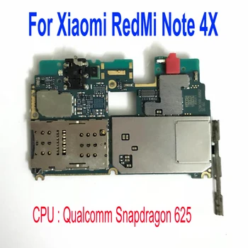 Originalus Atrakinti Mobiliojo Elektroninio mainboard Plokštė su Pilna žetonų Grandinių Xiaomi Redmi Pastaba 4X Note4 Pasaulio Versija