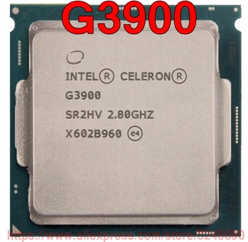 Originalus Intel CPU Celeron G3900 Procesorius 2.80 GHz 2M Dual-Core Lizdas 1151 nemokamas pristatymas greitas laivas iš