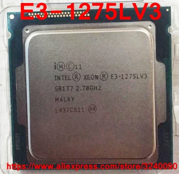 Originalus Intel PROCESORIAUS Xeon E3-1275LV3 Processor 2.70 GHz, 8M 45W Quad-Core E3 1275LV3 LGA1150 nemokamas pristatymas E3-1275L V3 E3 1275L V3
