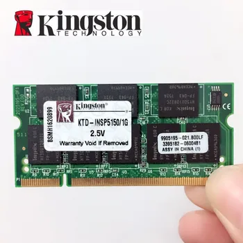 Originalus Kingston sąsiuvinis DDR 1 GB ddr1 1GB 333 MHz pc-2700 pc-2700s 1 g nešiojamas atminties RAM sodimm 200pin 333 MHZ PC 2700 S