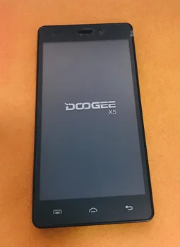 Originalus LCD Ekranas +skaitmeninis keitiklis Touch Screen+Rėmelis+garsiakalbis Doogee X5 5