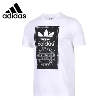 Originalus Naujas Atvykimo Adidas Originalus ETIKETĖS TEE vyriški marškinėliai trumpomis rankovėmis Sportinę aprangą