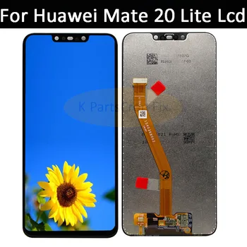 Originalus Naujas LCD Huawei mate 20 lite LCD Ekranas Jutiklinis Ekranas skaitmeninis keitiklis Asamblėjos Pakeitimo mate 20lite Huawei mate 20 lite LCD