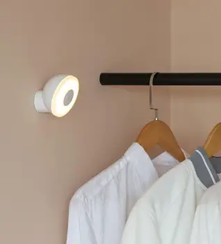 Originalus Xiaomi Mijia LED Koridoriaus Naktį Šviesos Kūno Judesio Jutiklis Spindulių Nuotolinio Valdymo lova, Naktį Šviesos Smart Home Nakties Žibintas