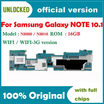 Originalus, atrakinta Samsung Galaxy Note 10.1 N8000 N8010 su pilna drožlių Plokštė geras darbo logika baord Android OS