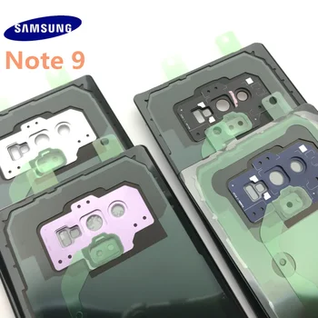 Originalus naujas Samsung Galaxy Note 9 N960 Atgal Akumuliatoriaus Dangtelį 3D Stiklas, Korpuso Dangtelis, skirtas 