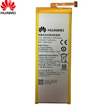Originalą Huawei, Baterija Huawei honor 4X garbę 6 garbę che2-l11 H60-L01 H60-L02 H60-L11 H60-L04 HB4242B4EBW 3000mAh