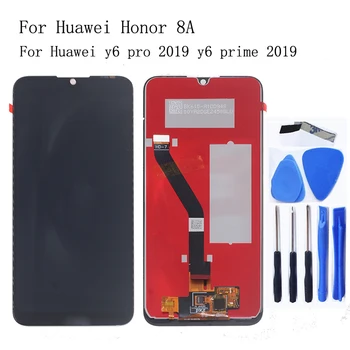 Originalą Huawei Honor 8A LCD Ekranas jutiklinis ekranas skaitmeninis keitiklis pakeitimo 