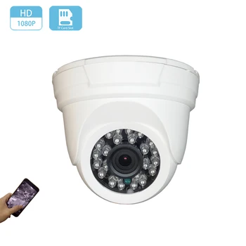 POE 1080P 2MP HD Micro SD/TF Kortelės Lizdas IP Kameros Onvif P2P Naktinio Matymo Patalpų Tinklo Saugumo Vaizdo Stebėjimo VAIZDO Kamera