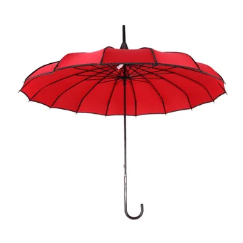 Pagoda skėtis vieno taško suvynioti ilga rankena Princesė skėtį nuo saulės, šviežių kūrybinės fotografijos retro saulėtas, skėtis, lietus saulėta