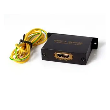 Patvarus Juoda HDMI suderinamus Surge Protector Apsaugos HDMI Prieš ESD Energijos Bangą su Viela Priedai