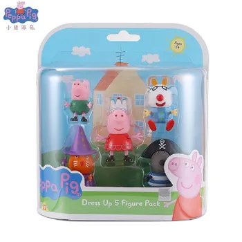 Peppa Pig George šeimos draugas, Mokytojas, Šuo, Triušis Animacinių filmų Šeimos Draugai Pav Žaislas kilnojamojo sąnarių aukštos kokybės vaikas žaislas 9 stilius